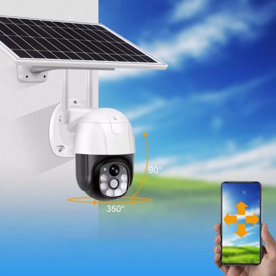 A1414 Соларна куполна камера  4G - 6LED