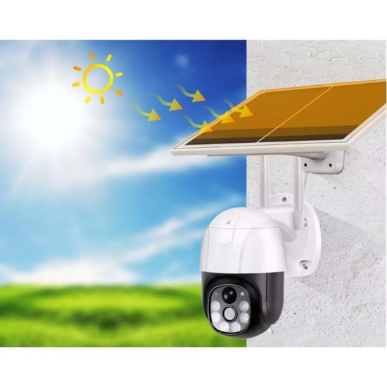 A1414 Соларна куполна камера  4G - 6LED
